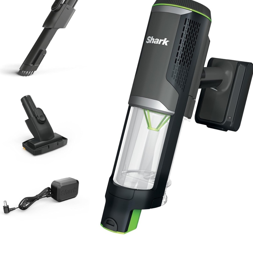 Shark Cordless Handheld Vacuum Cleaner - Black/Green Powerboost